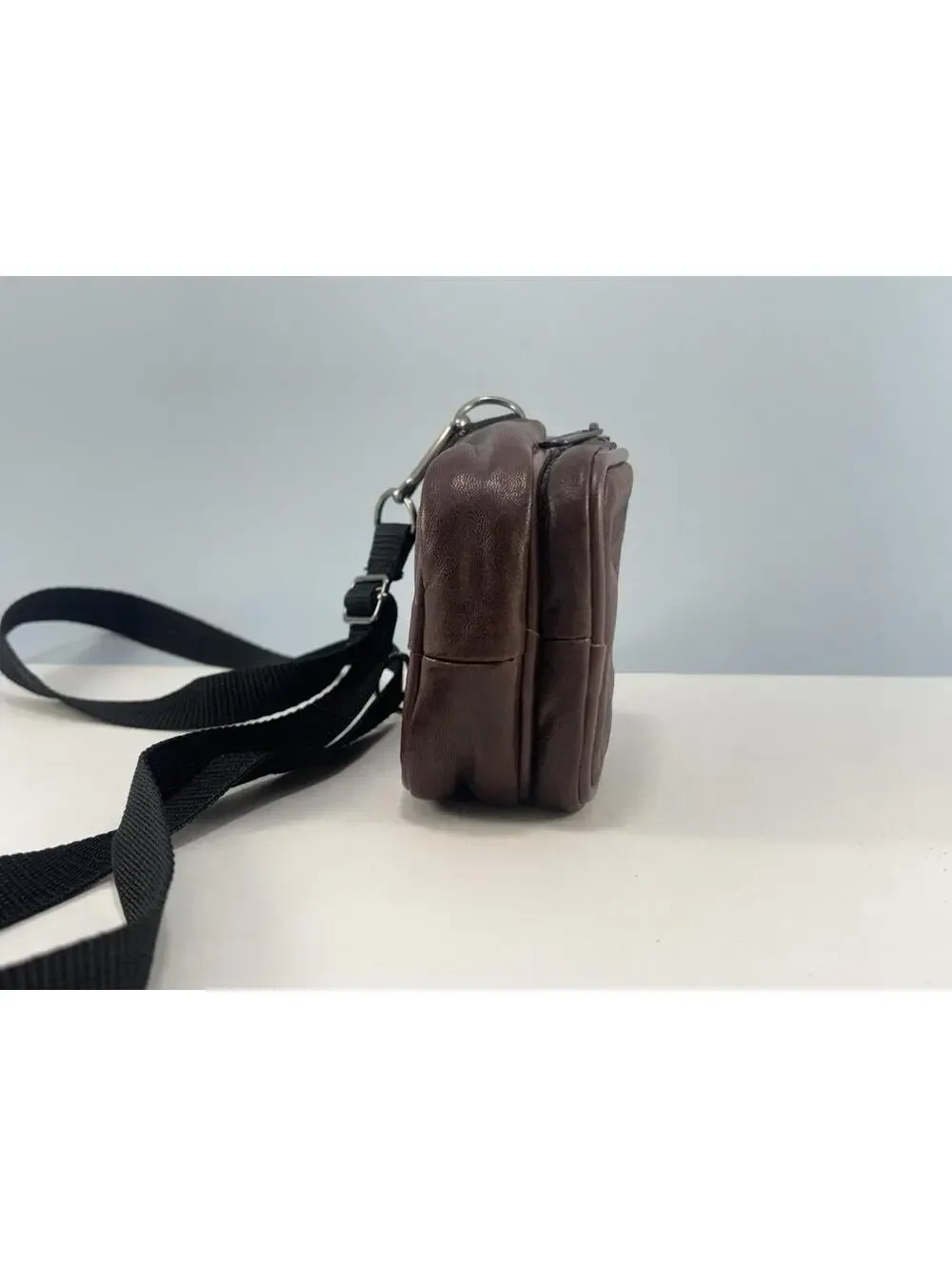 Vintage Brown Leather Camera Case 4